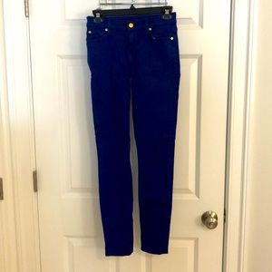 Bright blue jeans - 7 for all mankind